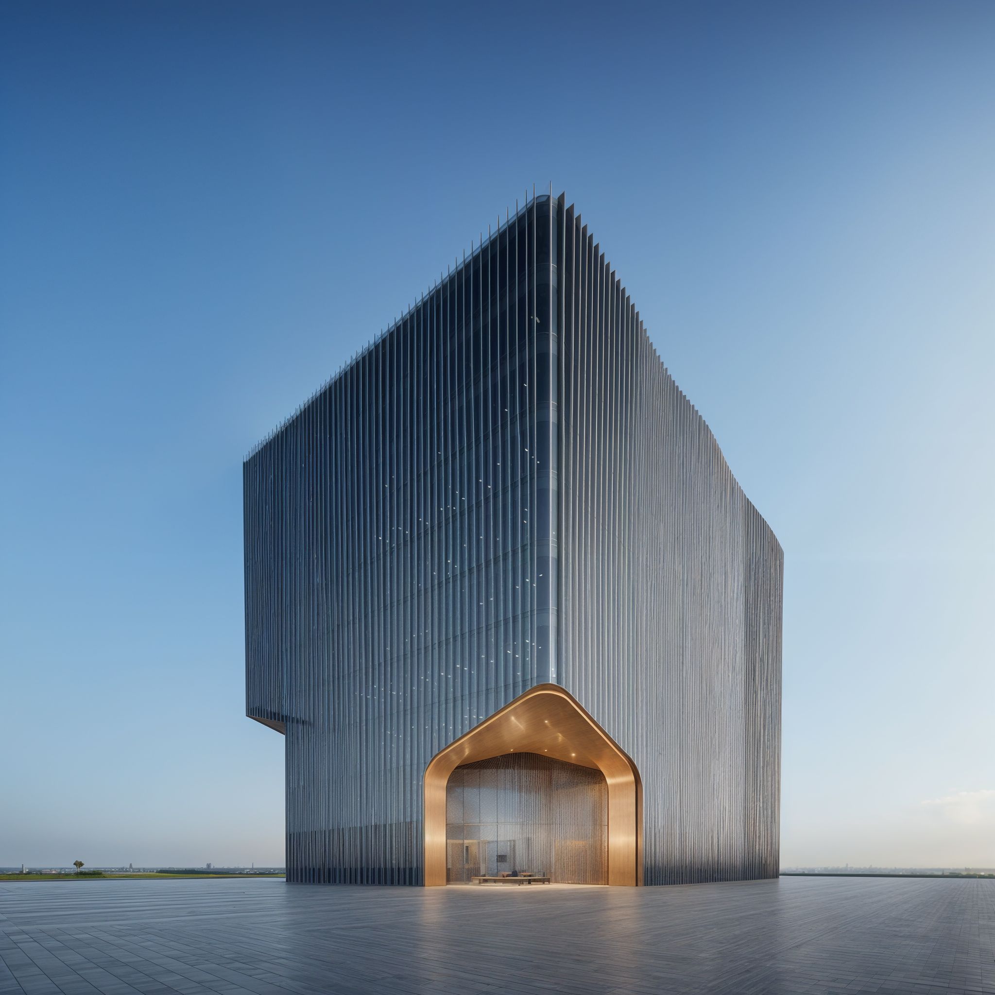 Wide exterior view of a District11 commercial building